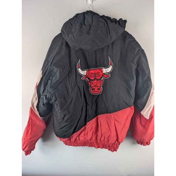 Vintage 1990s Chicago Bulls Zip Up Jacket - Size Large - Picture 9 of 11